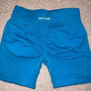 DFYNE High-Waist Active Shorts - Blue